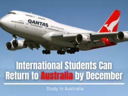International Students Can Return to Australia by December