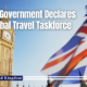 UK Government Declares Global Travel Taskforce