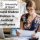 Doctoral Student Position in Artificial Intelligence at the University of Basel
