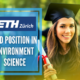 PhD Position in Environment Science at ETH Zurich