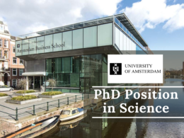 PhD Position in Science at the University of Amsterdam, Netherlands