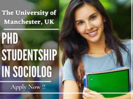 PhD Studentship in Sociology at the University of Manchester, UK