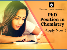 PhD Position in Chemistry at the University of Amsterdam