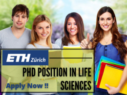 PhD Position in Life Sciences at ETH Zurich